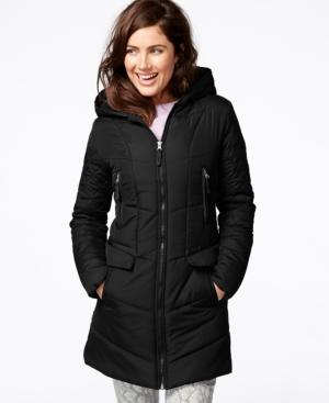Maralyn & Me Long Hooded Puffer Coat