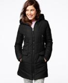 Maralyn & Me Long Hooded Puffer Coat