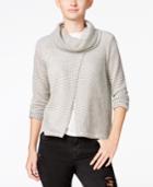 Chelsea Sky Printed Split-back Sweater, Only At Macy's