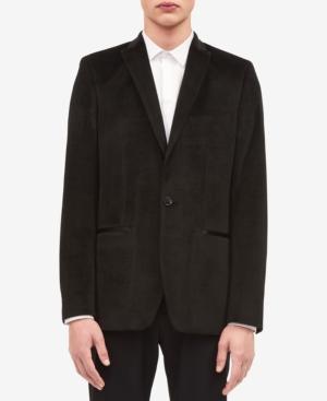 Calvin Klein Men's One-button Velvet Jacket