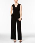 Vince Camuto Embellished V-neck Jumpsuit