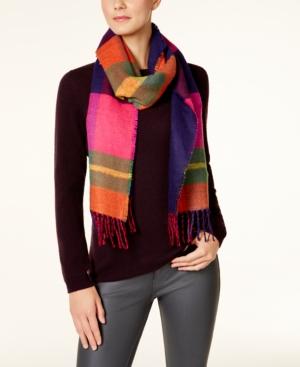 Echo Reversible Plaid Scarf