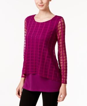 Alfani Mesh Popover Top, Created For Macy's