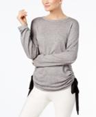 Inc International Concepts Side-tie Sweatshirt, Created For Macy's