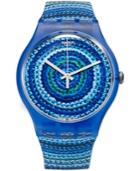 Swatch Unisex Swiss Exotic Charm Multi-color Silicone Strap Watch 41mm Suos104