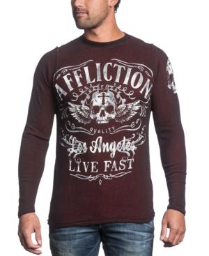 Affliction Davey Jones Reversible Thermal Long Sleeve Shirt