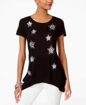 Inc International Concepts Embellished T-shirt, Created For Macy's