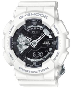 G-shock Women's Analog-digital S Series White Bracelet Watch 49x46mm Gmas110cw7a1