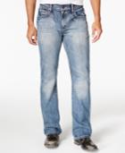Inc International Concepts Men's Lennix Boot-cut Light Blue Wash Jeans, Only At Macy's
