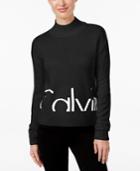 Calvin Klein Jeans Mock-neck Logo Sweater