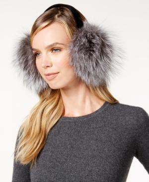 Surell Velvet Band Fox Fur Earmuffs