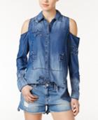 William Rast Izzy Off-the-shoulder Shirt