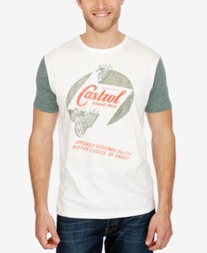 Lucky Brand Men's Castrol Grand Prix Motorcycle T-shirt