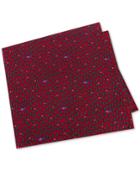 Tommy Hilfiger Men's Conversational Holiday Silk Pocket Square