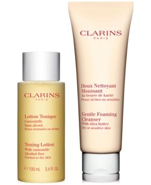 Clarins 2-pc. Cleansing Essentials Set - Dry Or Sensitive Skin