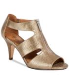 Style & Co Halinaa Zip-up Dress Sandals, Created For Macy's Women's Shoes