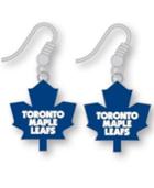 Aminco Toronto Maple Leafs Logo Drop Earrings