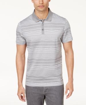 Alfani Men's Pixelated Chevron Polo, Created For Macy's