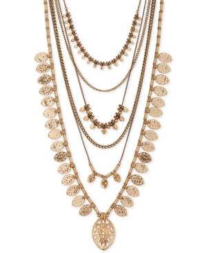 Lucky Brand Gold-tone Layered Necklace