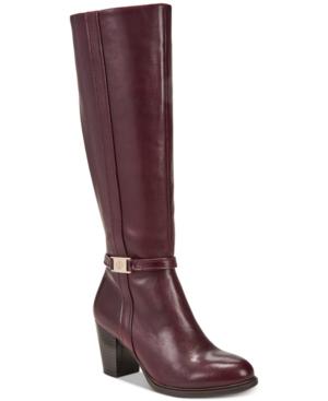 Giani Bernini Raiven Memory Foam Wide-calf Dress Boots, Created For Macy's Women's Shoes