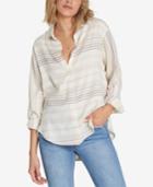 Billabong Juniors' For The Win Cotton Striped Button-up Shirt