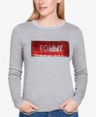 Tommy Hilfiger Sequined Logo Sweater, Created For Macy's