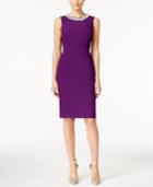 Calvin Klein Beaded Sheath Dress, Regular & Petite Sizes