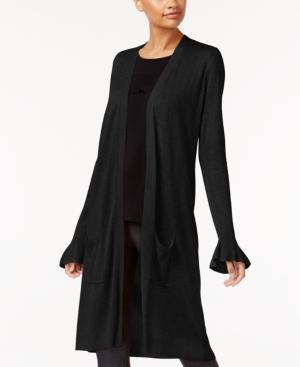 Joseph A Ruffle-sleeve Duster Cardigan