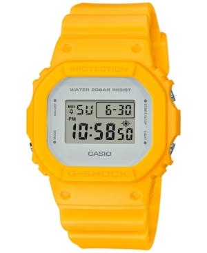 G-shock Men's Digital Yellow Resin Strap Watch 43x49mm