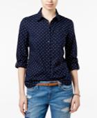 Tommy Hilfiger Polka-dot Roll-tab Shirt