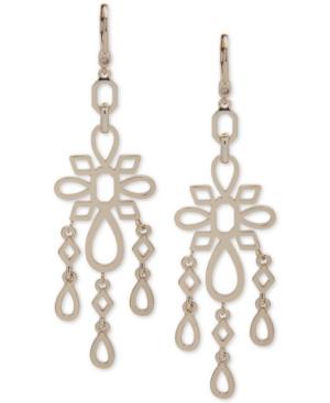 Ivanka Trump Gold-tone Openwork Chandelier Earrings