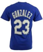 Majestic Men's Short-sleeve Adrian Gonzalez Los Angeles Dodgers Player T-shirt