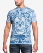 Affliction Men's White Noise Graphic-print T-shirt