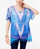 Inc International Concepts Tassel-trim Tunic, Only At Macy's