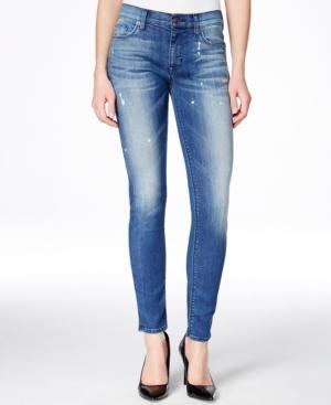 Hudson Jeans Nico Ankle Skinny Wipe Out Wash Jeans