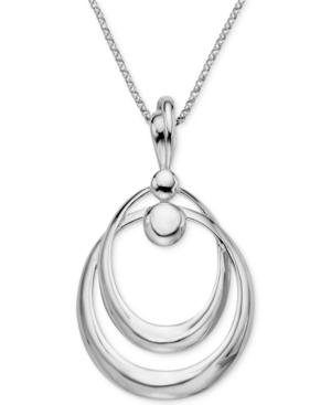 Nambe Eternal Link Pendant Necklace In Sterling Silver