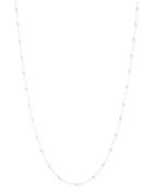 Nine West Silver-tone Ball Long Length Necklace