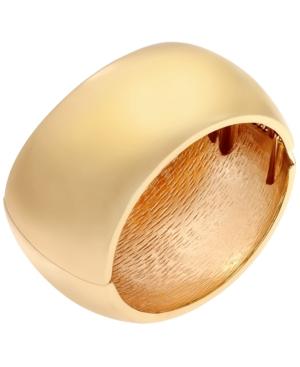 Thalia Sodi Gold-tone Smooth Hinged Bracelet