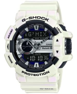 G-shock Men's Analog-digital G'mix White Bracelet Watch 55x51mm Gba400-7c