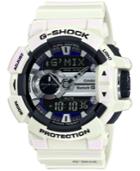 G-shock Men's Analog-digital G'mix White Bracelet Watch 55x51mm Gba400-7c