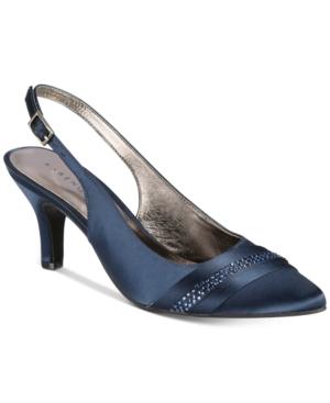 Karen Scott Gorgia Pointed Toe Slingback Pumps, Created For Macy's Women's Shoes
