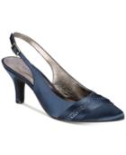 Karen Scott Gorgia Pointed Toe Slingback Pumps, Created For Macy's Women's Shoes