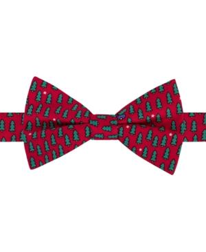 Tommy Hilfiger Men's Tree Conversational To-tie Silk Bow Tie