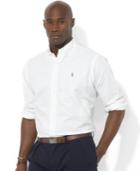 Polo Ralph Lauren Big And Tall Shirt, Solid Oxford Shirt
