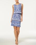 Charter Club Paisley-print Tiered Dress, Only At Macy's