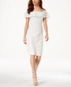 Xoxo Juniors' Off-the-shoulder Lace Sheath Dress
