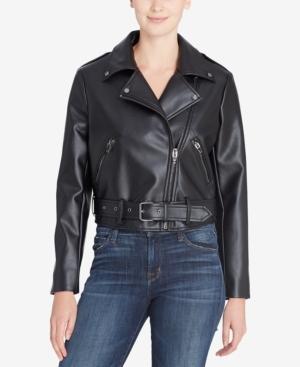 Catherine Catherine Malandrino Veruca Faux-leather Moto Jacket