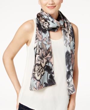 Echo Stems For Days Silk Oblong Scarf