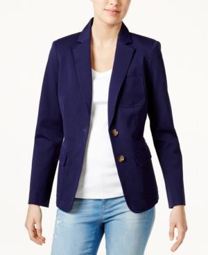 Tommy Hilfiger Two-button Blazer, Created For Macy's