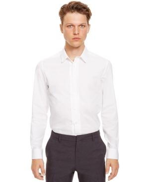 Kenneth Cole Reaction Long Sleeve Solid Tux Shirt